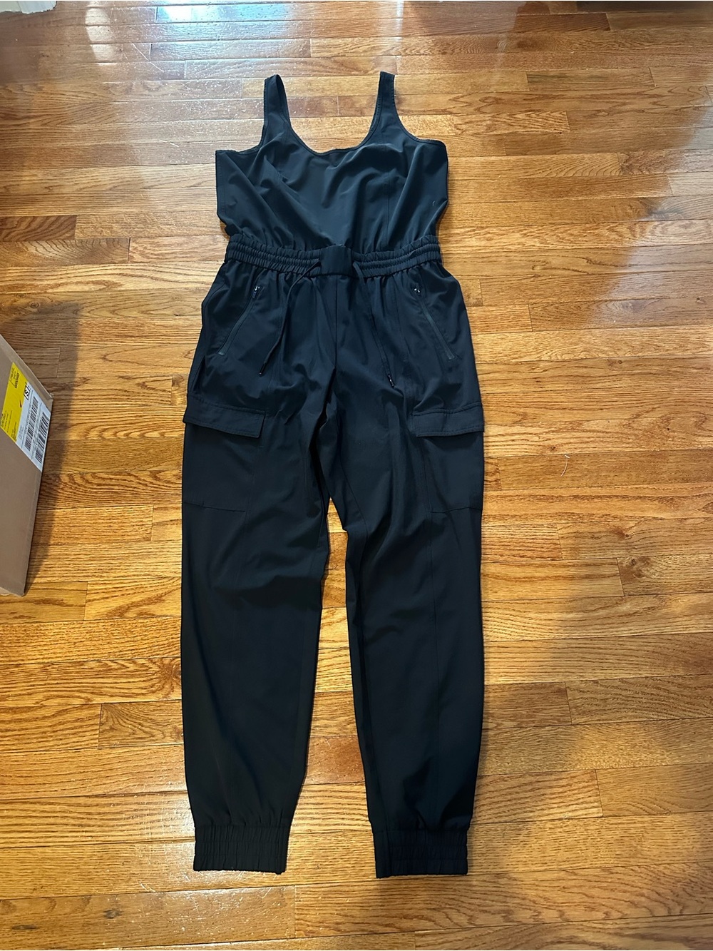 Athleta Black Utility Tank Jumpsuit